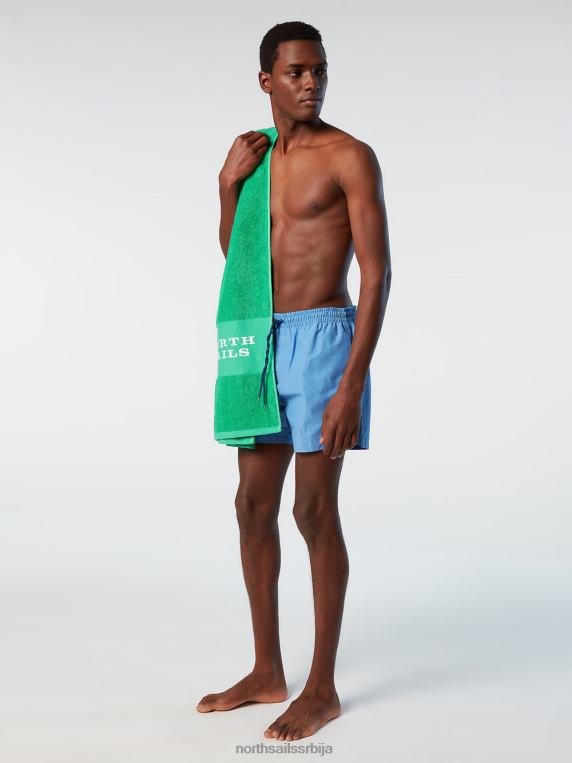 купаћи шорц са логом различка плава одећа за плажу мушкарци PDV4J393 North Sails