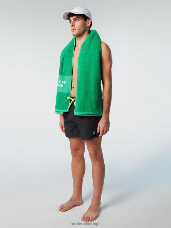 купаћи шорц са логом црн одећа за плажу мушкарци PDV4J395 North Sails