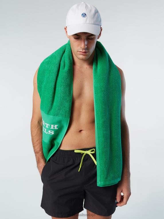 купаћи шорц са логом црн одећа за плажу мушкарци PDV4J395 North Sails