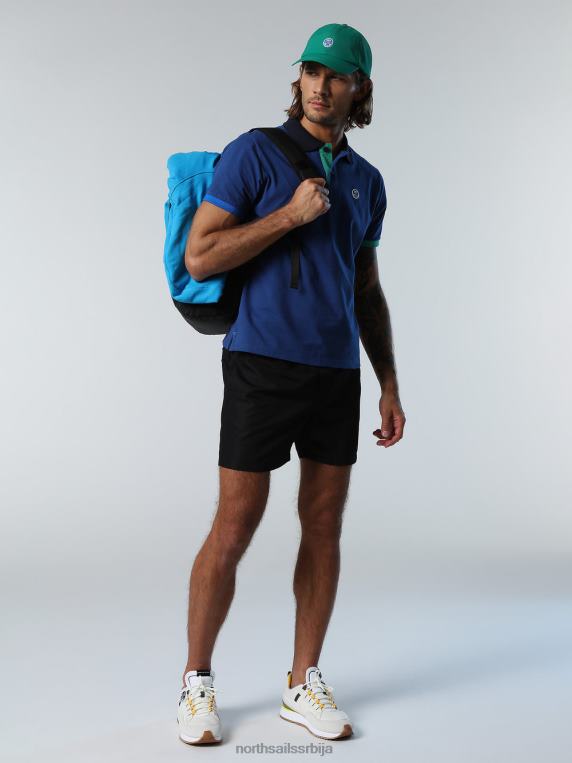 купаћи шортс прилагођеног кроја црн одећа за плажу мушкарци PDV4J405 North Sails