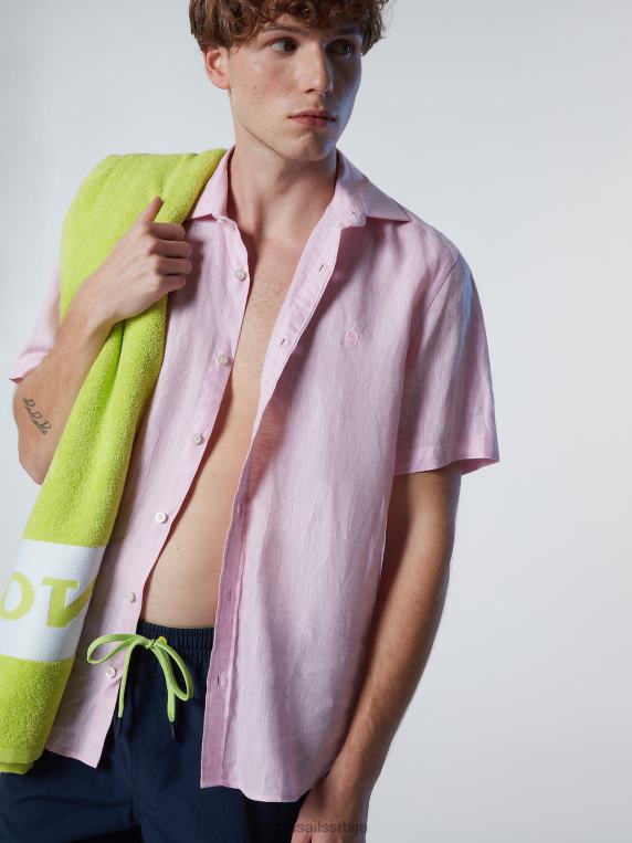 купаћи шорц са текстурираним принтом Морнарско плаво одећа за плажу мушкарци PDV4J411 North Sails